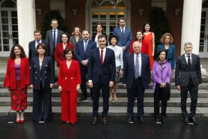 Presentación del gobierno de Pedro Sánchez